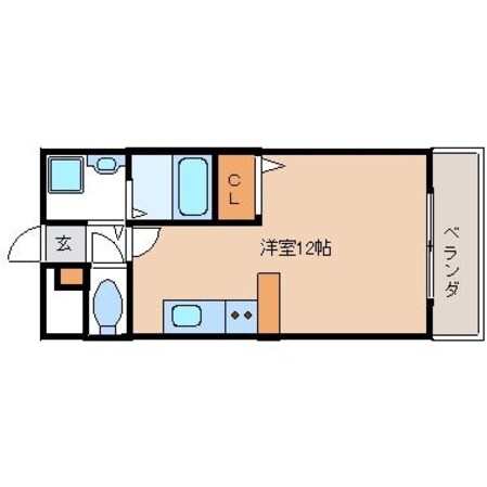 アンプルールクラージュヴィーブルの物件間取画像